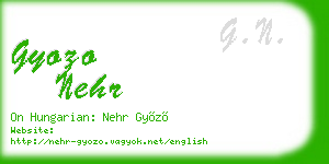 gyozo nehr business card